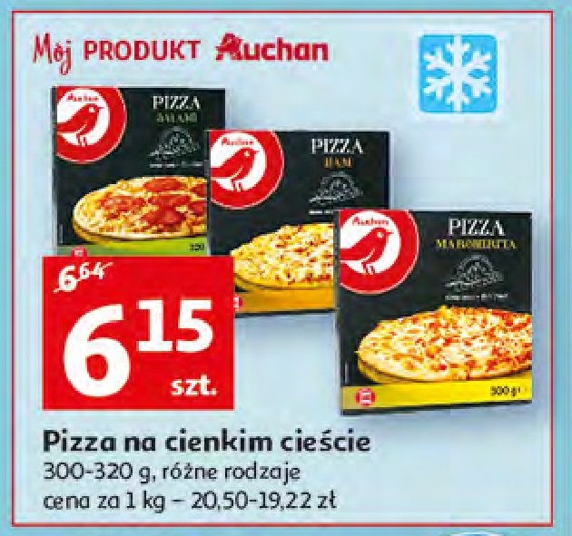 Pizza ham Auchan promocja