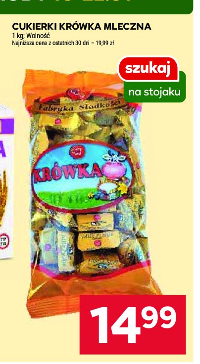 Krówka mleczna Wolność promocja w Stokrotka