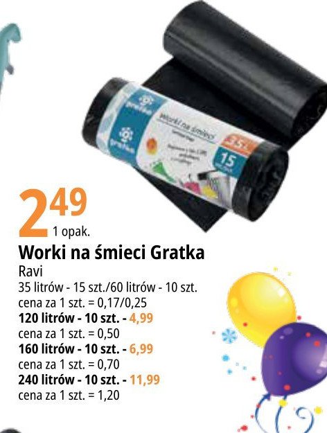 Worki na smieci 35 l GRATKA promocja