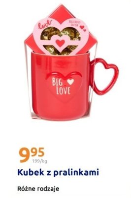 Kubek z pralinkami, różne rodzaje promocja w Action