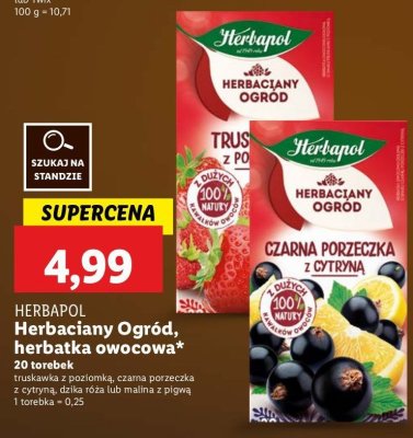 Herbata dzika r贸偶a Herbapol herbaciany ogr贸d promocja