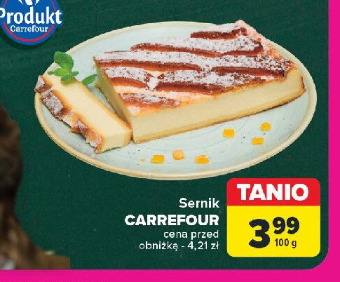 Sernik Carrefour promocja