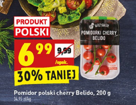 Pomidory cherry belido Biedronka warzywniak promocja