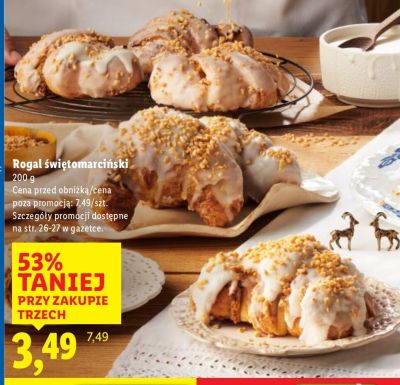 Rogal świętomarciński promocja w Lidl