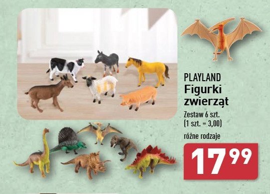 Figurki zwierząt Playland promocja