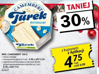 Brie Camembert 120 g różne rodzaje promocja w Selgros