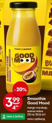 Smoothie Good Mood mango-marakuja, ananas-kokos promocja w Żabka