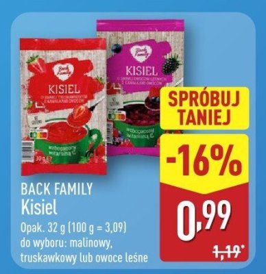 Kisiel truskawkowy promocja w Aldi