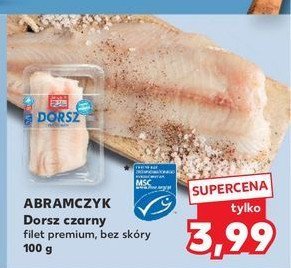 Dorsz czarny filet bez sk贸ry Abramczyk promocja