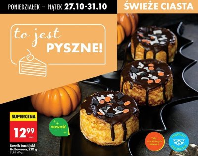Sernik baskijski promocja w Biedronka