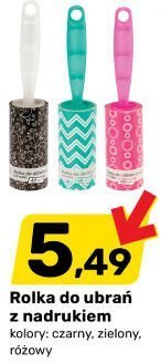 Rolka do ubrań z nadrukiem różowy, zielony Bricomarche promocja w Bricomarche