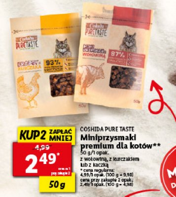 Przysmak dla kota kaczka Coshida pure taste promocja