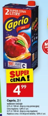 Caprio, 2 l promocja w Twój Market
