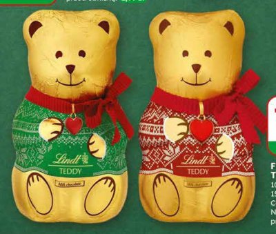 Figurka czekoladowa Teddy Sweater  promocja w Dino