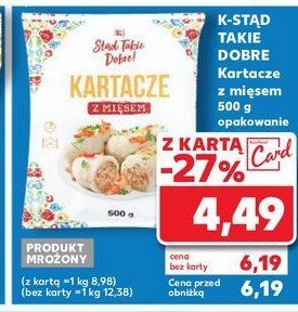 Kartacze z mięsem K-classic stąd takie dobre! promocja