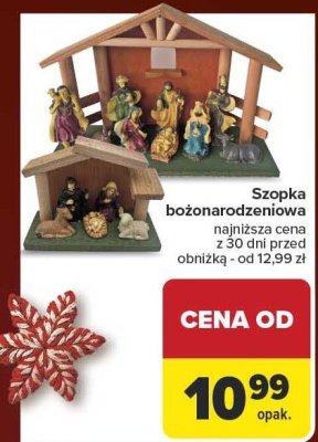 Szopka bożonarodzeniowa promocja w Carrefour