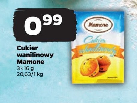 Cukier wanilinowy Mamone promocja