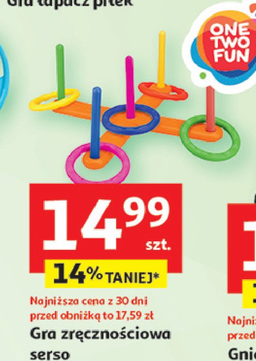 Gra serso One two fun promocja w Auchan