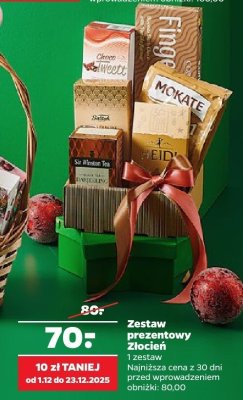 Zestaw prezentowy Złocień promocja w Netto