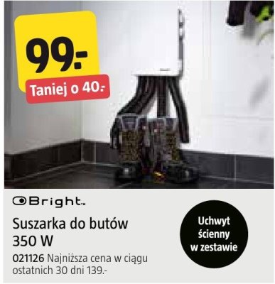 Suszarka do butów 350 W promocja w Jula