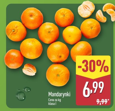Mandarynki Klasa I promocja w Aldi