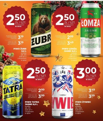 Piwo Łomża Jasne 0,5 L promocja w Duży Ben
