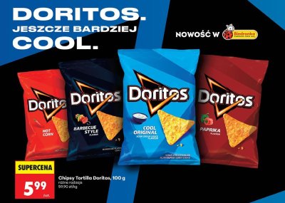 Chipsy Tortilla Doritos Hot Corn 100 g promocja w Biedronka