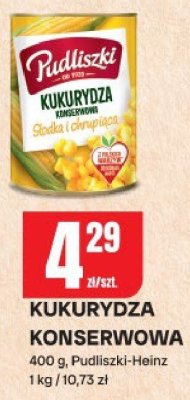 Kukurydza konserwowa Pudliszki-Heinz promocja w Chorten