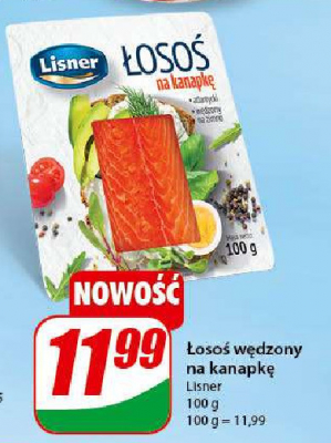 艁oso艣 atlantycki na kanapk臋 Lisner promocja