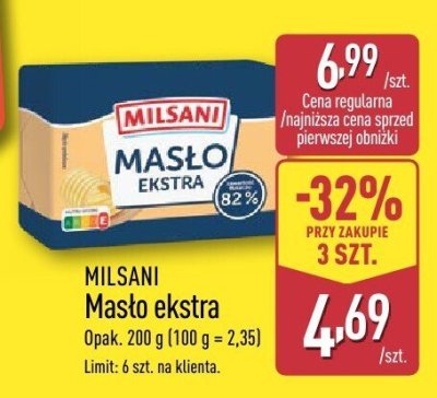 Masło ekstra promocja w Aldi