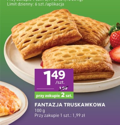 Ciastko Fantazja truskawkowa promocja w Stokrotka