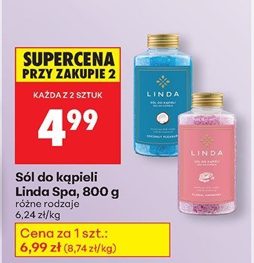 Sól do kąpieli Spa różne rodzaje promocja w Biedronka