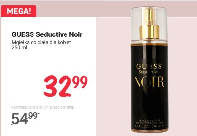Mgiełka do ciała dla kobiet Seductive Noir promocja w Rossmann