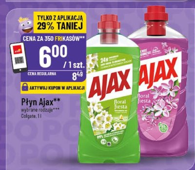 Mop ultramax + wiadro z wyciskaczem 10 l + p艂yn ajax 1 l Vileda promocja w POLOmarket
