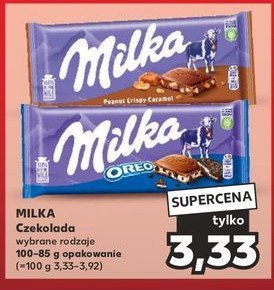 Czekolada peanut crispy caramel Milka promocja