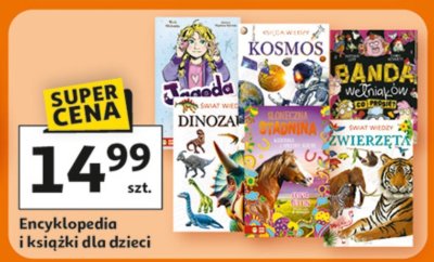 Encyklopedia i książki dla dzieci promocja w Auchan