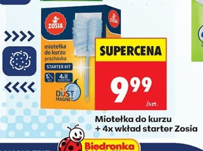 Miotełka do kurzu starter kit Zosia + 4x wkład promocja w Biedronka