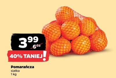 Pomarańcza siatka 1 kg promocja w Netto