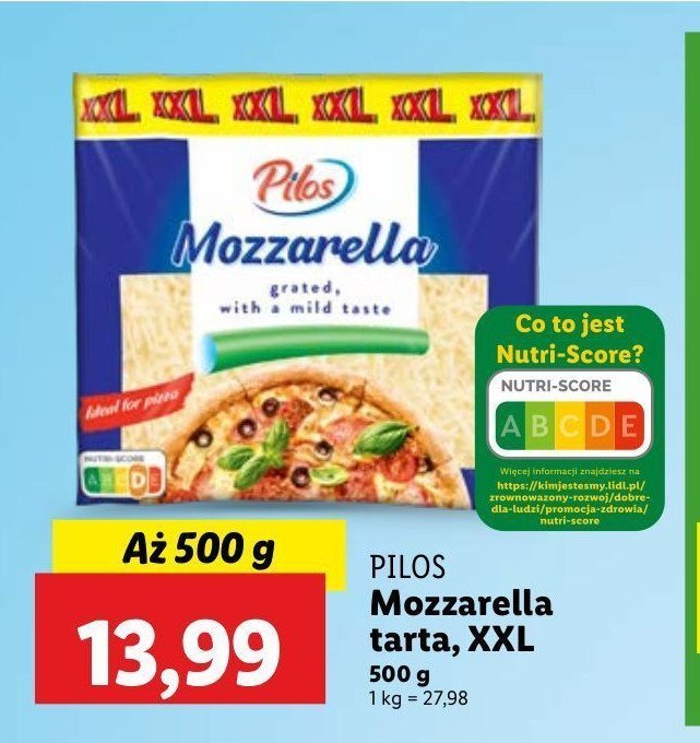 Ser mozzarella tarty Pilos promocja