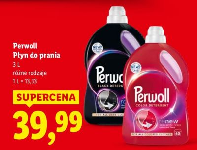 Płyn do prania Perwoll różne rodzaje 3L promocja w Lidl