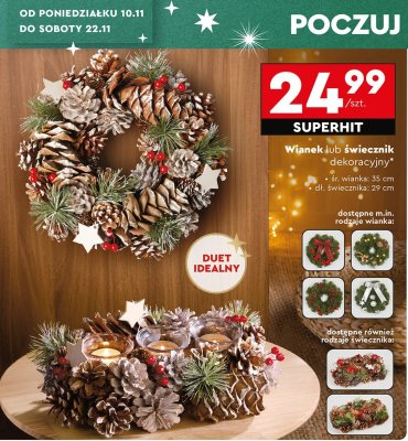 Wianek dekoracyjny promocja w Biedronka