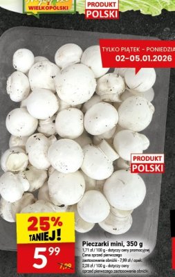 Pieczarki mini promocja w Twój Market