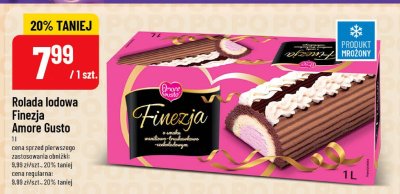 Rolada lodowa Finezja Amore Gusto promocja w POLOmarket