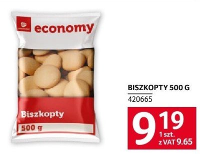 Biszkopty 500 g economy promocja w Selgros