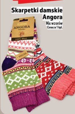 Skarpetki damskie Angora promocja w TOPAZ
