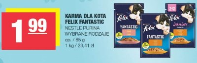Karma dla kota Felix Fantastic Nestle Purina promocja w SPAR