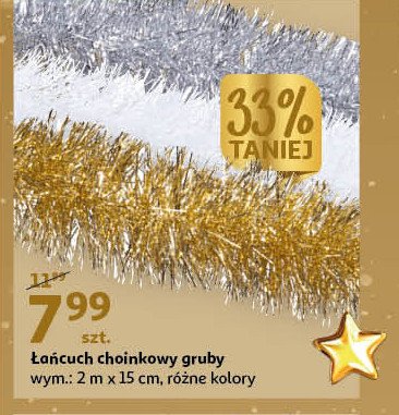 艁a艅cuch choinkowy gruby promocja