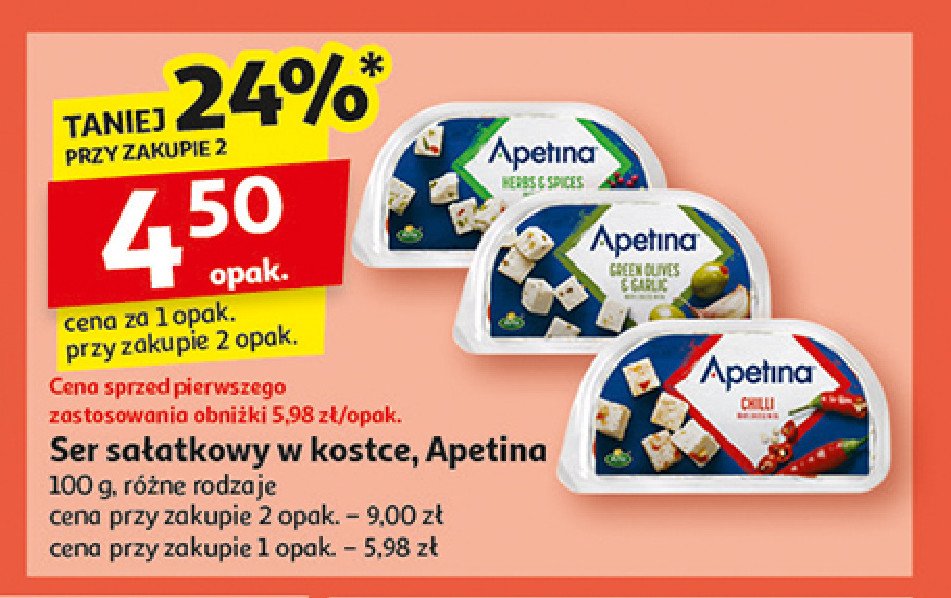 Ser feta z chilli Arla apetina promocja