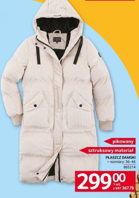 P艂aszcz damski promocja w Selgros