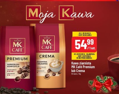Kawa ziarnista MK Café Crema promocja w POLOmarket